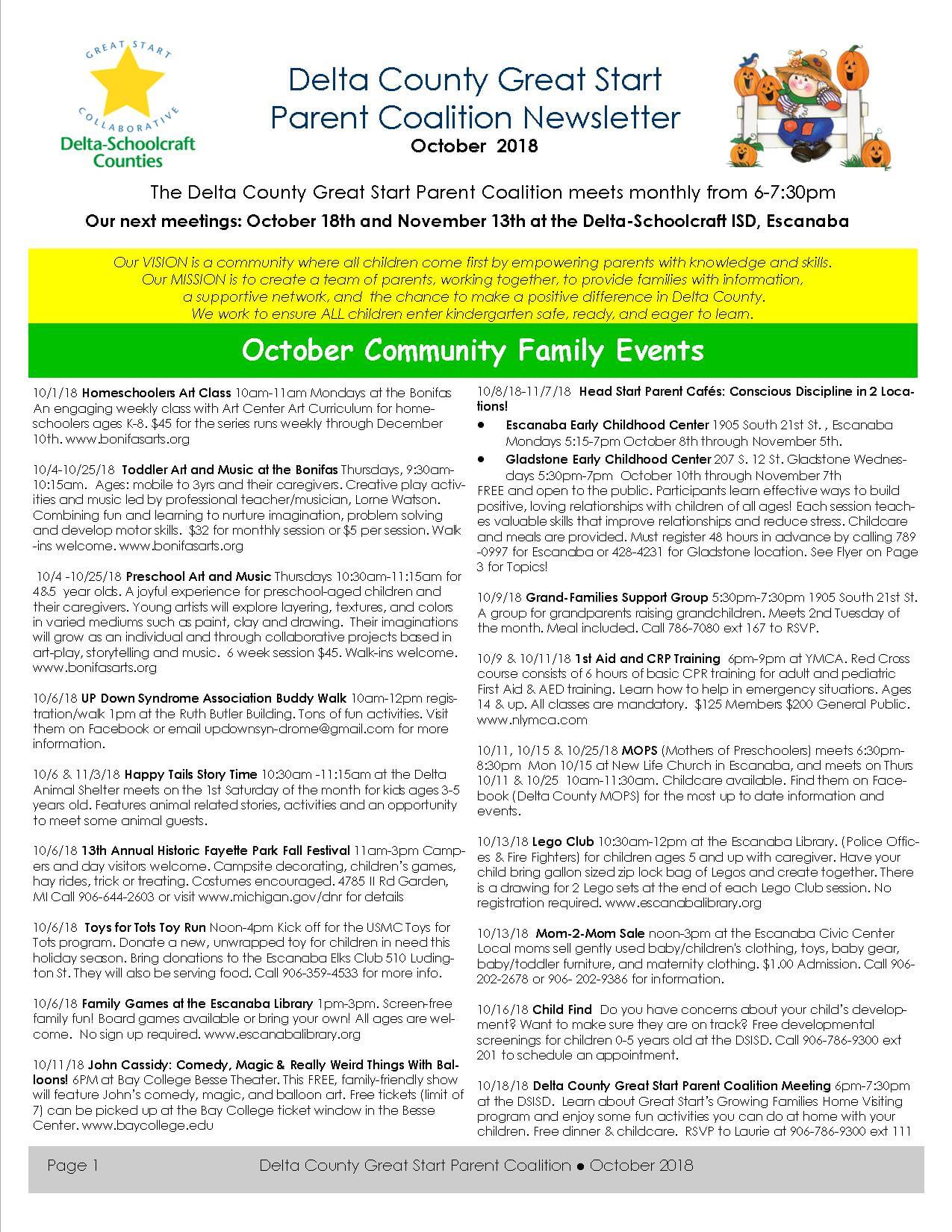 Oct 2008 pg 1of4 Delta Co newsletter