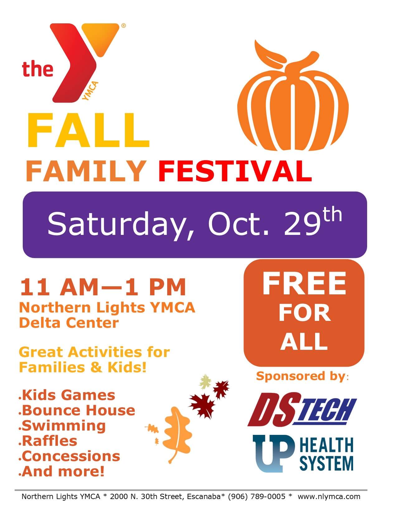 NLYMCA Fall Family Festival